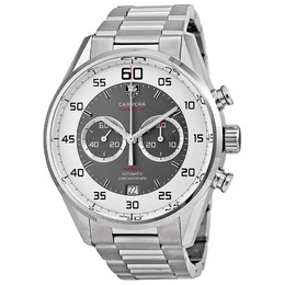 Pre-owned Tag Heuer Carrera 36 Flyback Chronograph Grey Dial Mens Watch car2b11.ba0799