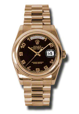Rolex - ساعة Day-Date - 118205BKAP
