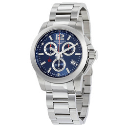 Longines Conquest Chrono Blue Dial Mens Watch l3.700.4.96.6