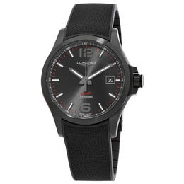 Longines Conquest V.H.P. Quartz Black Dial Mens Watch l37262569