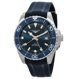 Longines Hydroconquest GMT Automatic Blue Dial Mens Watch L3.790.4.96.9