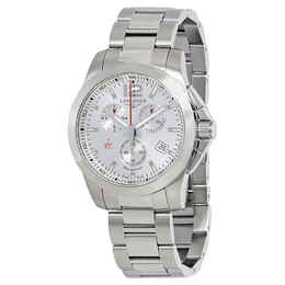 Longines Conquest Chronograph Silver Dial Mens Watch l38004766