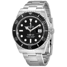 Pre-owned Pre-owned Rolex Submariner Automatic Chronometer Black Dial Mens Watch 126610ln