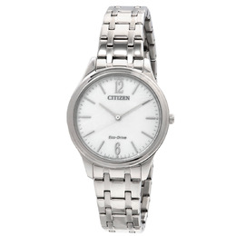 Citizen Elegance Eco-Drive White Dial Ladies Watch EM0411-71A