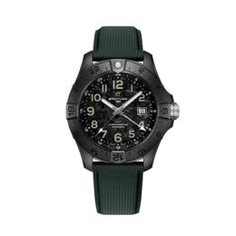 Breitling Avenger GMT Automatic Chronometer Black Dial Mens Watch s32320101b1x1