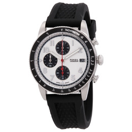 Fossil Sport Tourer Chronograph Quartz White Dial Mens Watch fs6087