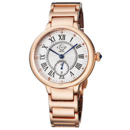 Gevril Rome Quartz White Dial Ladies Watch 12201b
