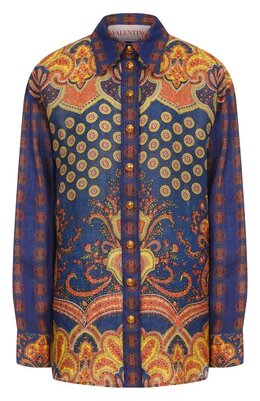 Valentino: Льняная рубашка 