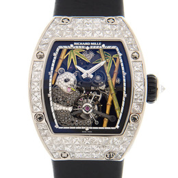 Richard Mille Diamond Tourbillon Panda Mens Watch rm26-01