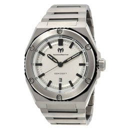 Technomarine Coral Quartz Silver Dial Mens Watch tm-416060