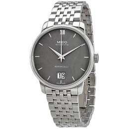 Mido Baroncelli III Automatic Anthracite Dial Mens Watch m0274261108800