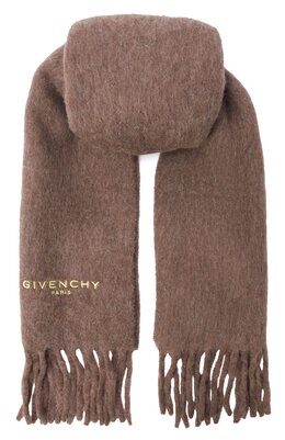 Givenchy: Коричневый шарф 