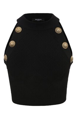Balmain: Топ из вискозы 
