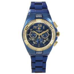 Technomarine Cruise Chronograph Quartz Crystal Blue Dial Mens Watch tm-121238