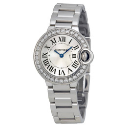 Cartier Ballon Bleu 18kt White Gold Ladies Watch we9003z3