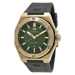 Technomarine Coral Quartz Olive Green Dial Mens Watch tm-416092