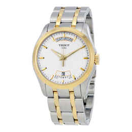 Tissot T-Trend Couturier White Dial Mens Automatic Watch - Model T0354072201100