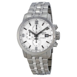 Tissot T-Sport PRC 200 Automatic Chronograph Mens White Dial - Ref: T0554271101700