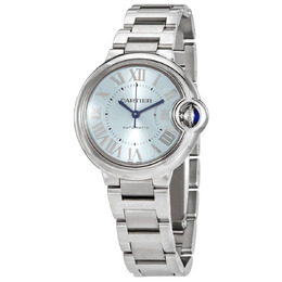 Cartier Ballon Bleu Automatic Blue Dial Ladies Watch wsbb0062