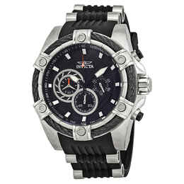 Invicta Bolt Chronograph Black Dial Mens Watch 25523