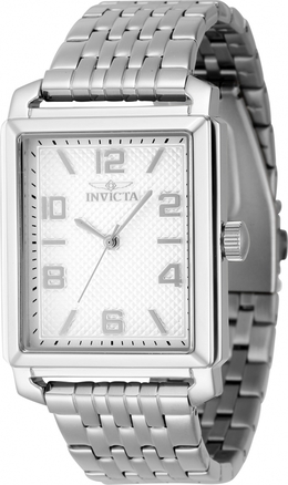 Invicta Vintage Quartz Silver Dial Mens Watch Model 46634