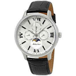 Men's Mathey-Tissot Edmond Moon Phase Silver Dial Watch H1886RAI