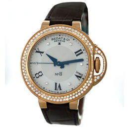 Pre-owned Bedat No 8 Automatic Diamond White Dial Ladies Watch 828, 828.440.909