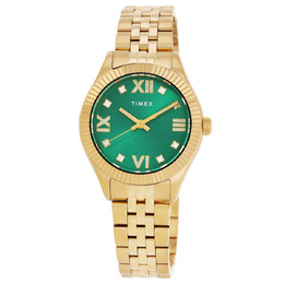 Timex Waterbury Legacy Quartz Green Dial Ladies Watch tw2v45500