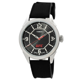 Timex UFC Street Quartz Black Dial Mens Watch TW2V56100 tw2v56100jt