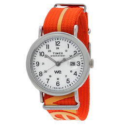 Timex Weekender Quartz White Dial Mens Watch tw2w99500