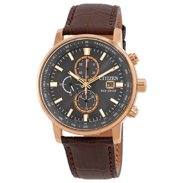 Citizen Chronograph Eco-Drive Grey Dial Mens Watch ca0843-11h