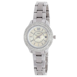 Fossil Stella ES5137 - Ladies Quartz Watch with Mother of Pearl Dial