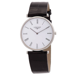 Longines La Grande Quartz White Dial Ladies Watch L4.709.4.21.2