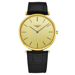 Longines La Grande Quartz Gold Dial Ladies Watch l4.755.2.32.2