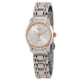 Pre-owned Longines Saint-Imier L2.563.5.72.7 Silver Dial Automatic Ladies Watch