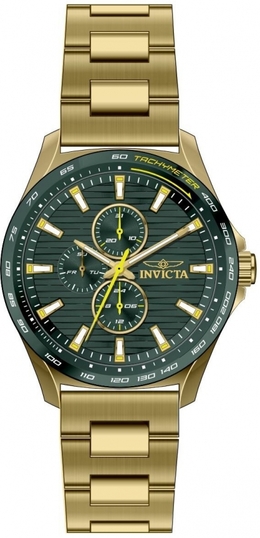 Invicta 48870 Racing Quartz Green Dial Mens Watch