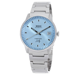 Mido Commander Automatic Blue Dial Ladies Watch m0212071104100