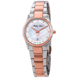 Mathey-Tissot Elisa White Mother of Pearl Dial Ladies Watch D2111BI