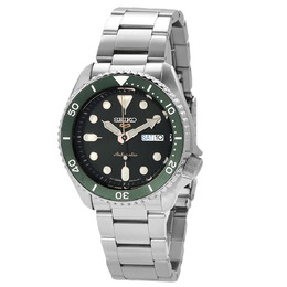 Seiko 5 Sports Automatic Green Dial Mens Watch srpd63