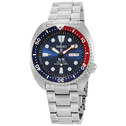 Seiko Prospex SRPE99K1: Mens Automatic Blue Dial Pepsi Bezel Watch