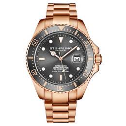 Stuhrling Original Aquadiver Grey Dial Mens Watch M15723
