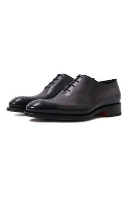 Santoni: Тёмные туфли  Carter