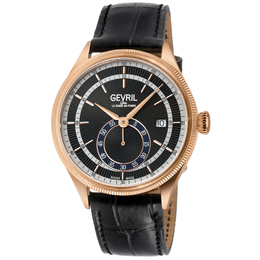Gevril Empire Automatic Black Dial Mens Watch Model:48103