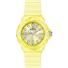 Invicta Celestial Quartz Yellow Dial Ladies Watch 49211