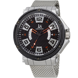 Joshua & Sons Quartz Black Dial Mens Watch jx132rd