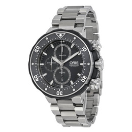 Oris ProDiver Chronograph Automatic Black Dial Mens Watch 01 774 7683 7154 MB oris 01 774 7683 7154 mb