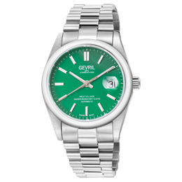 Gevril West Village Automatic Green Dial Mens Watch 48934B