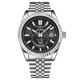Stuhrling Original Automatic Mens Watch m18239 Black Dial