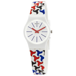 Swatch Pattu Quartz White Dial Ladies Watch lw156