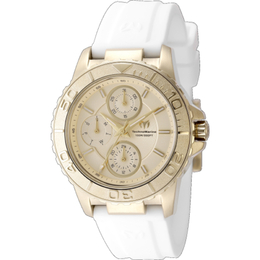 Technomarine Sea Quartz Gold Dial Ladies Watch TM-725018